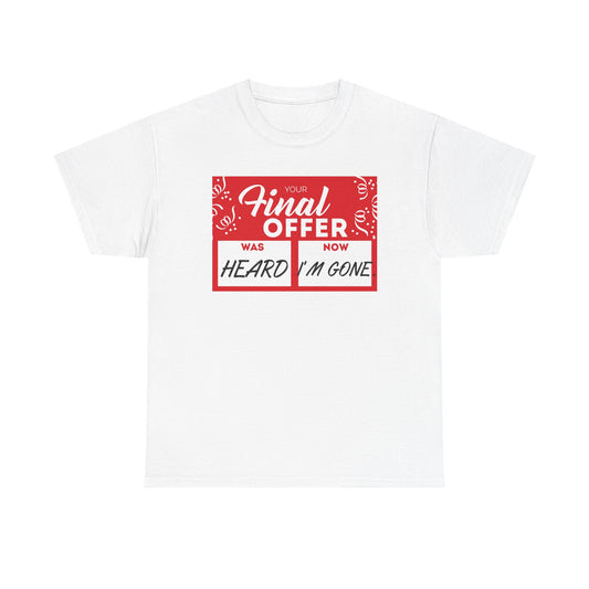 The Final Offer